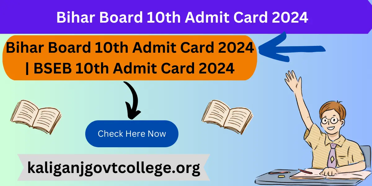 Bihar Board 10th Admit Card 2024 | BSEB 10th Admit Card 2024
